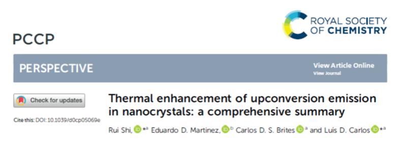 PhantomG_Aveiro's tweet photo. Our recent review work on "Thermal enhancement of #upconversion emission in #nanocrystals: a comprehensive summary" in @PCCP journal was just released. 

 @UnivAveiro @ciceco_ua https://t.co/RLINSfZo92