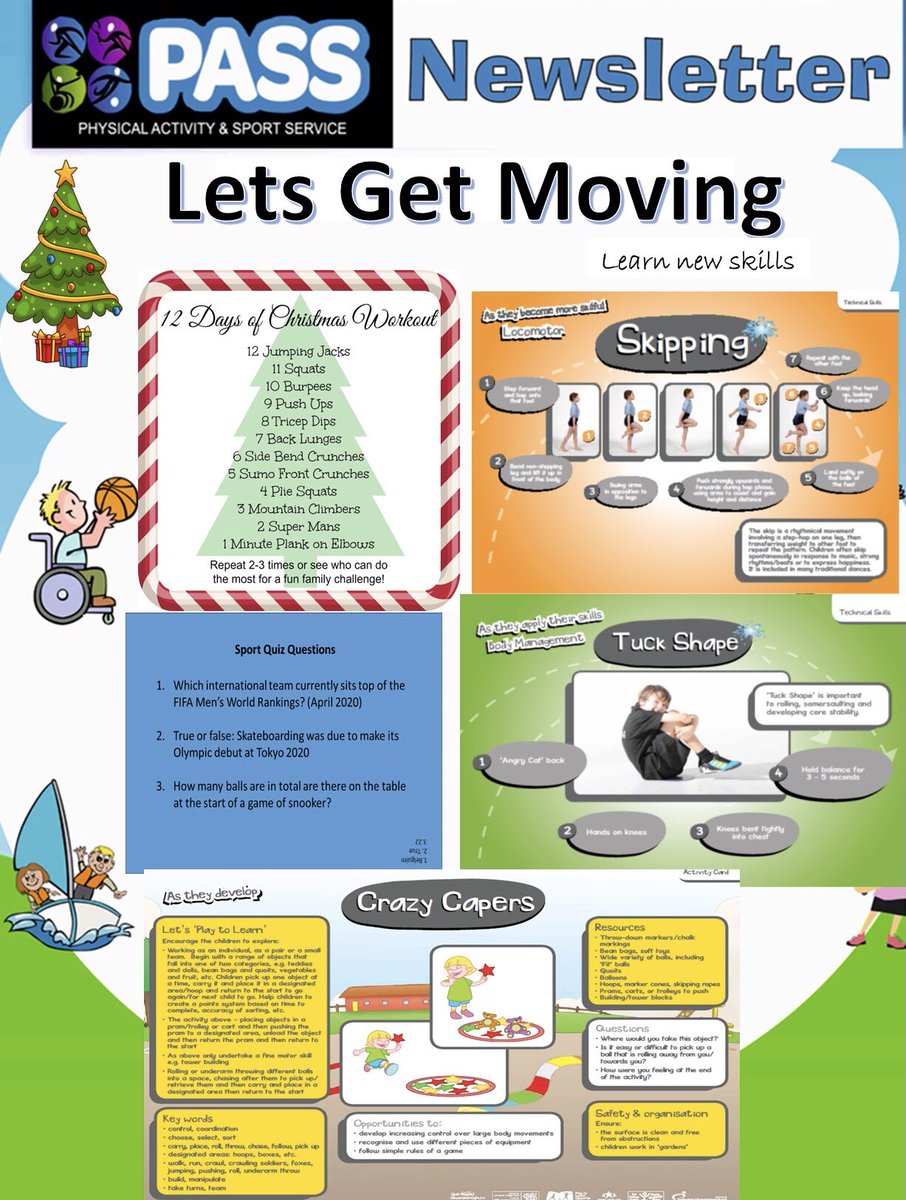 nptpass's tweet image. ⭐️ PASS Newsletter ! ⭐️
Read the stories, upcoming events, fun activities, new skills to learn and some useful advice.Please share with us your photos of you getting active in NPT and we will put them in our next issue.Keep active over the Christmas period 🎄🏃‍♀️Merry Christmas !