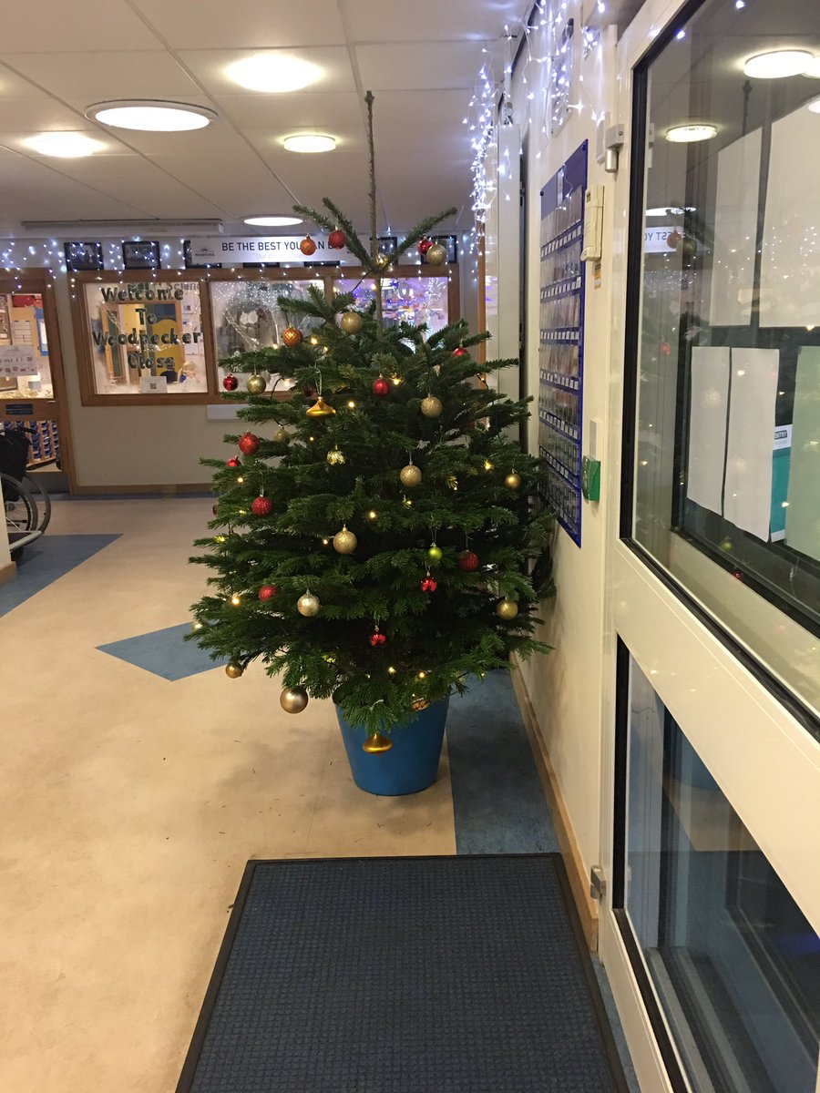 A massive thank you to <a href="/NorthNottsBID/">North Notts BID</a> for donating the beautiful Christmas tree that greets staff and pupils as they enter our building each day. From all at Norbridge Academy