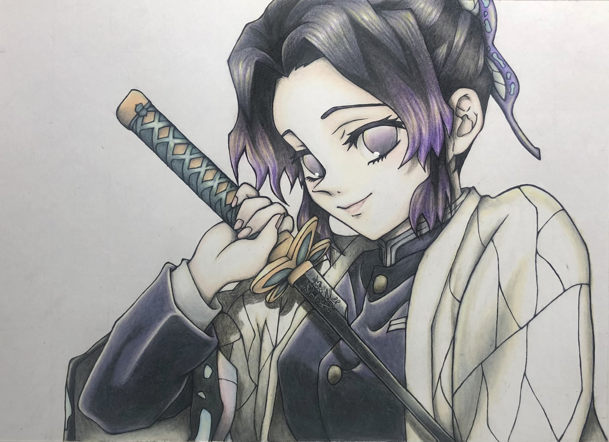 ℳoe はいっ 細かく塗り込んだ 影をガッツリ暗くしペン入れなおし あとは背景 Wip 依頼イラスト 制作中 制作途中 途中経過 イラスト アナログイラスト 色鉛筆 色鉛筆イラスト 色鉛筆絵師 油性色鉛筆 トンボ色鉛筆 ファーバーカステル