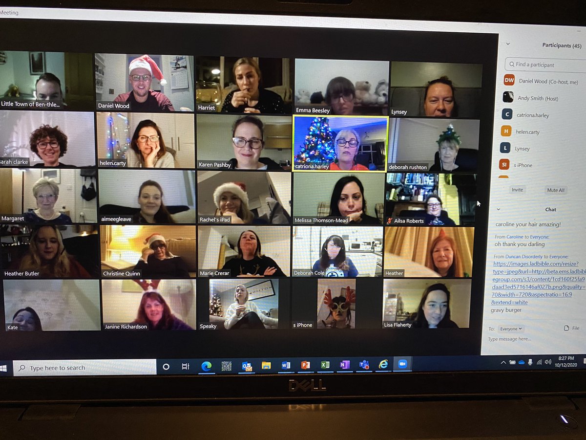 So lovely to see everyone at our virtual Christmas Do last night! We can’t wait to get back into the rehearsal room together! ❤️