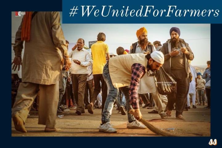 ਕਿਰਸਾਣੀ ਅਤੇ ਆਪਣੀ ਹੋਂਦ ਨੂੰ ਬਚਾਉਣ ਲਈ ਆਓ ਸਾਰੇ ਇਕੱਠੇ ਹੋਈਏ। ਇਕ ਦੂਜੇ ਦੇ ਮੋਡੇ ਨਾਲ ਮੋਡਾ ਜੋੜ ਕੇ ਮੋਰਚਾ ਫ਼ਤਹਿ ਕਰੀਏ 💪💪
#WeUnitedForFarmers