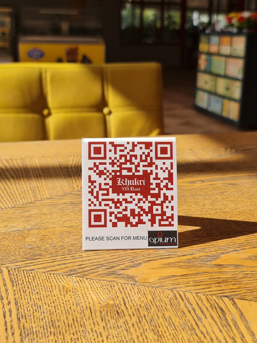 nirajbhusal's tweet image. No-Touch Menu at Opium, Durbar Marga 

#DigitalMenu #QRScanner #QRMenu