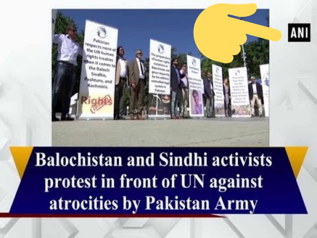 The person holding Indian propaganda Srivastava Group paid anti Pakistan posters is Nabi Baksh Baloch of US chapter of separatist Baloch National Movement.He’s the one giving interviews to Indian media propaganda agency ANI mentioned in EuDisinfoLab report, do you know him?/6