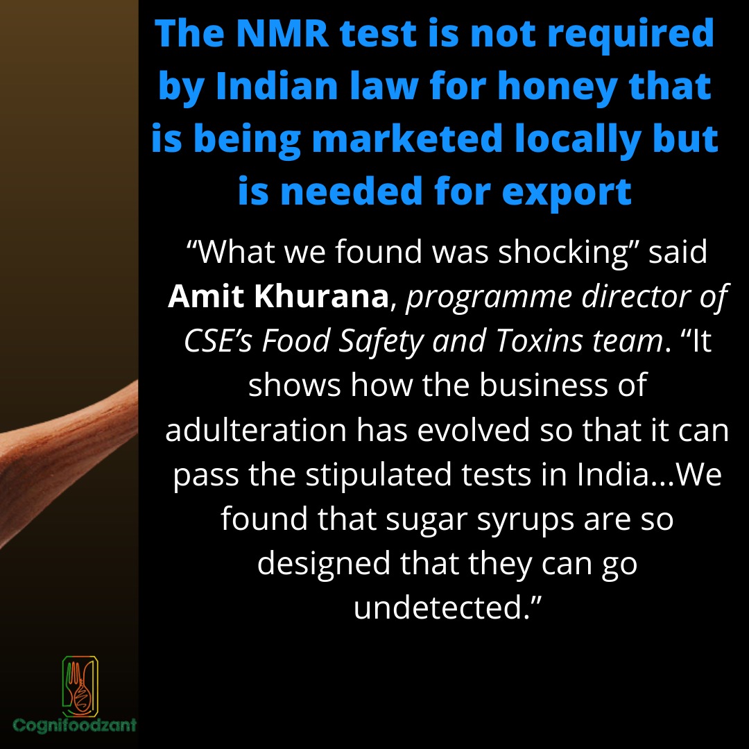 A study has exposed the rampant adulteration of packaged honey sold in Indian markets. 
#honeyadulteration
#Patanjali 
#dabur 
#SaffolaHoney 
#food
#indianfood 
#WeUnitedForFarmers 
#PranabMukherjee 
#Virushka 
#news
#agriculture