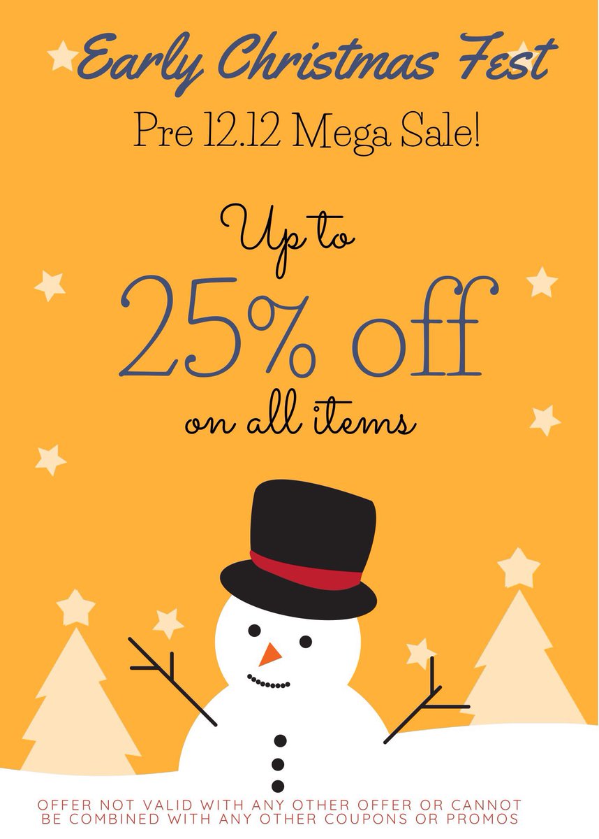 Early Bird Pre-12-12 Sale! Save up to 25%  OFF and get the best deals on all Big Skinny Wallets  ✨🎉  Hurry! Exclusive deals is just for today! 🥳♥️

bigskinny.ph 

#christmas #LazadaGrandChristmasSale #giftingmadeeasy