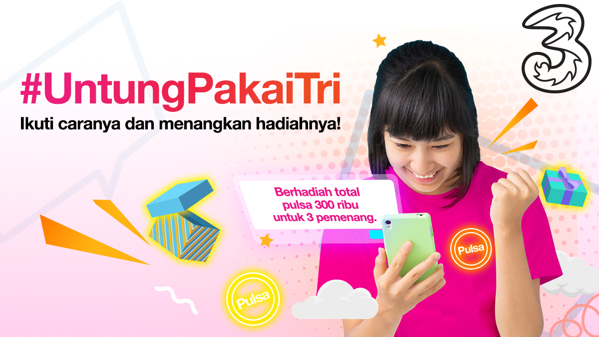 Yuhu Giveaway dari datang lagi~

Tri mau bagi- bagi hadiah pulsa 300rb untuk 3 pemenang lagi nih!

Caranya gampang! 
Cukup retweet dan reply tweet dibawah ini dengan tambahkan hashtag #UntungPakaiTri.

Gaskeun!

#JaringanLuasDanKuat
#DuniaTriKekuatanku