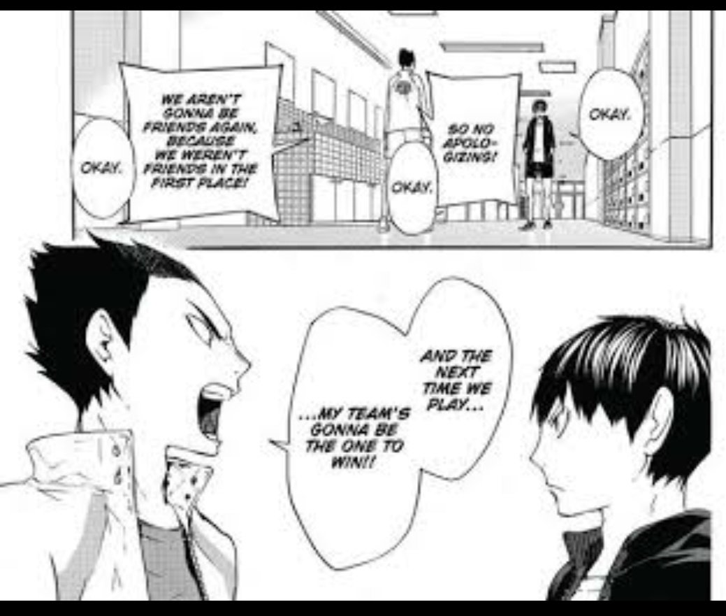 Closure - Kindaichi @ KageyamaThough he found it difficult to move on, Kindaichi's attitude @ Kageyama in his final year at Kita Ichi & first yr at Seijoh is basically the vibes of this song.