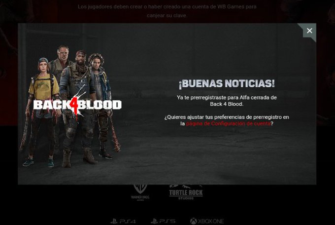 Beta Cerrada De Back 4 Blood!!! Ya me preregistr&eacute; uwu. Jugamos cuando salga @LakshartNia @vegetta777<a href="/tag/lascr%C3%B3nicasdegathesa"class="tags"><span>#lascr&oacute;nicasdegathesa</span></a>