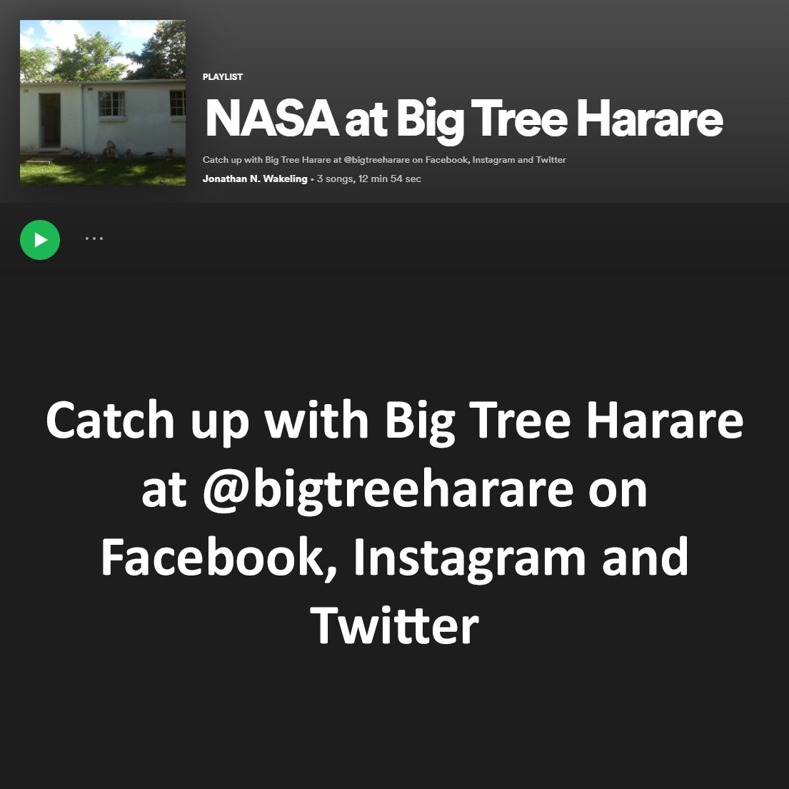 PicassoThree's tweet photo. NASA at Big Tree Harare - A Place to Call Home 3/3 🏡🏡🏡

#NASA #bigtreeharare #home 

https://t.co/2dVqjX8EgN https://t.co/Wqn4Cy6dC2
