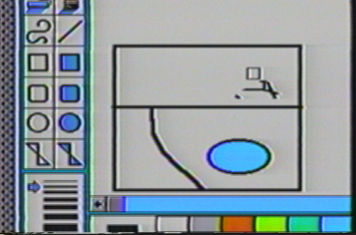 this is the second VHS I've watched in two days where they've tried to teach me to use Microsoft Paintbrush