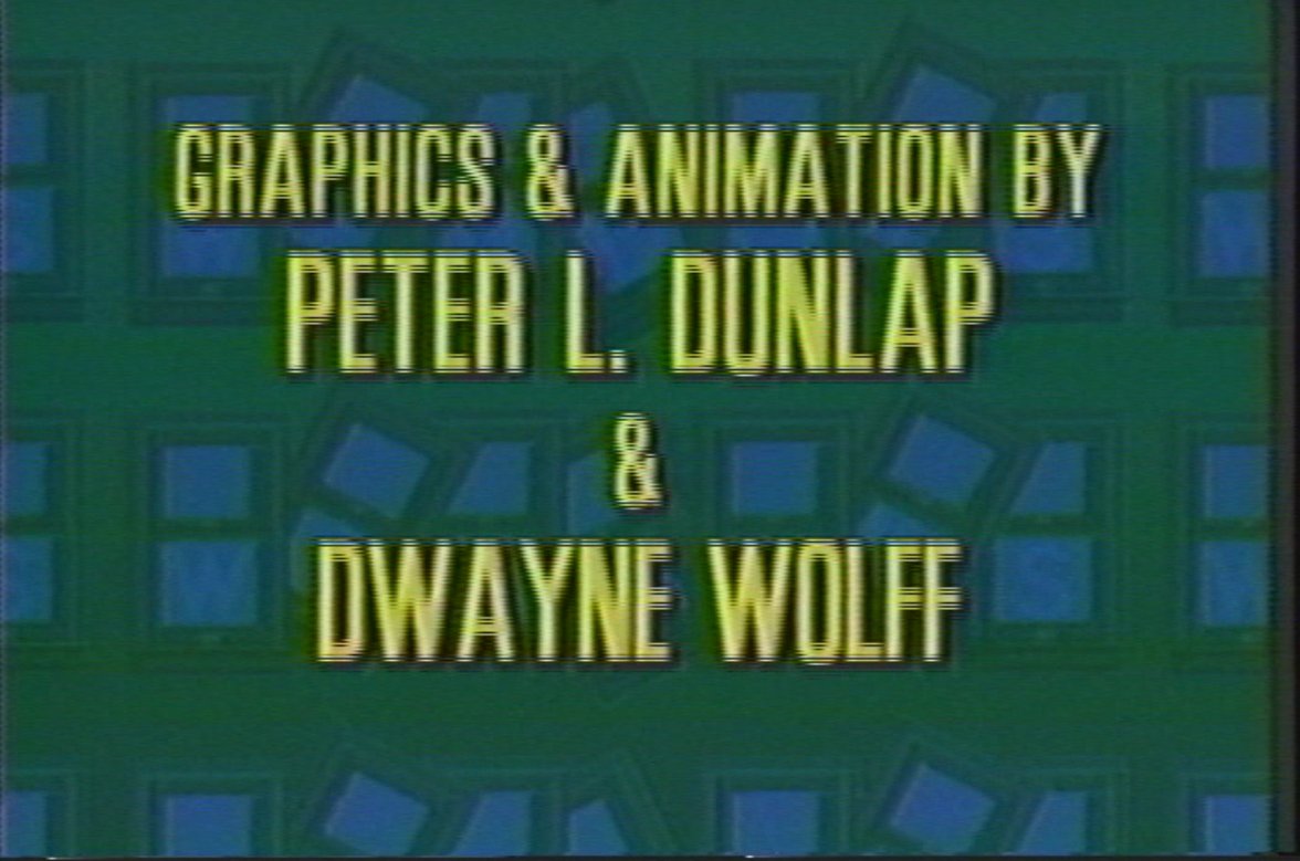 hey, look who worked on the graphics! it's our friend, Dwayne Wolff!