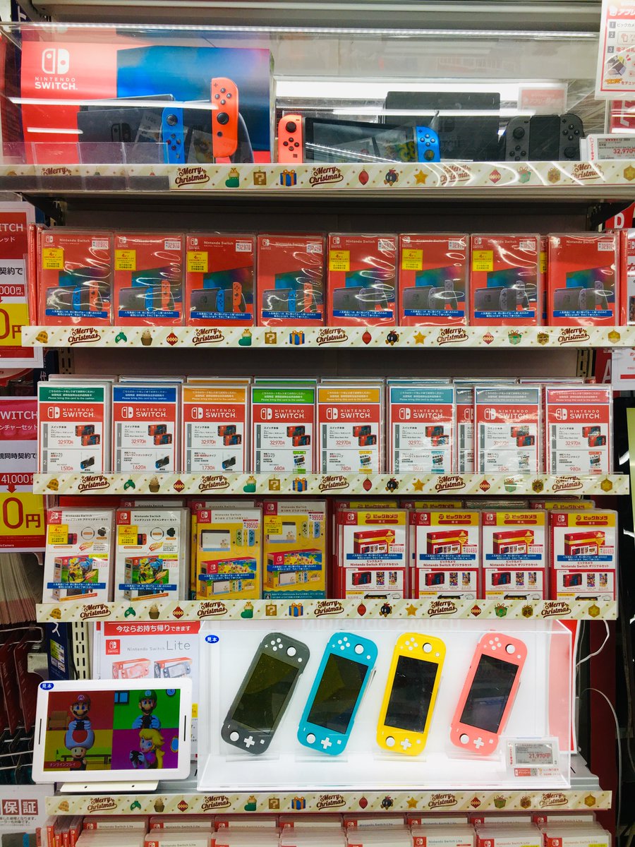 ビックカメラ有楽町店 3 E 3ビックカメラのオリジナルswitchセットが発売 大人気ソフトの マリオカート8dx と スーパーマリオ3dコレクション さらに可愛くて便利なマリオの2wayペンケースまで付いたお得なswitchセット その他通常のswitch