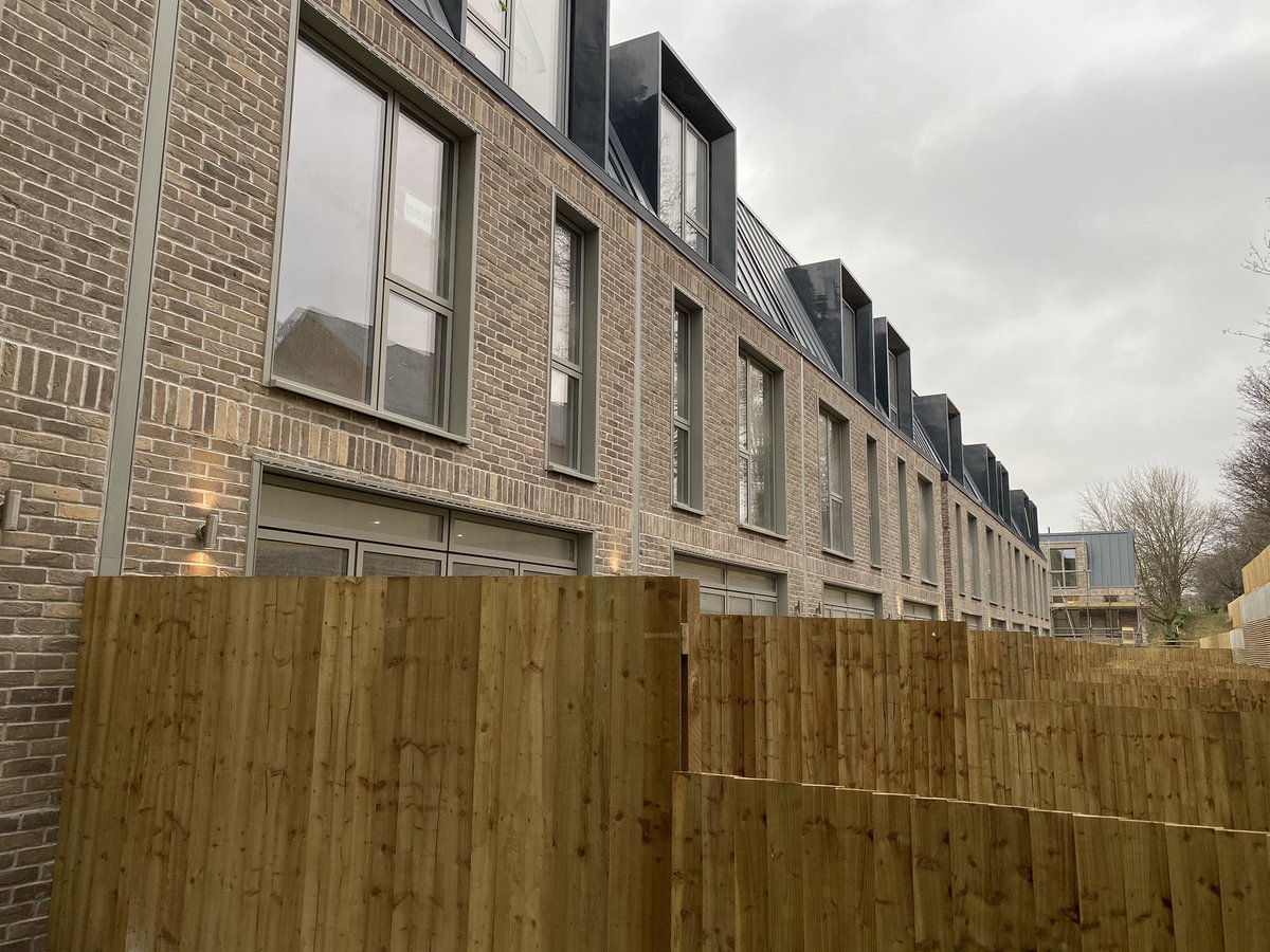 Good to see #modular showcase by <a href="/TopHatIO/">TopHat</a> progressing well yesterday at <a href="/K_Barracks/">Kitchener Barracks</a> A community master plan already partially complete &amp; being lived in with a broad variety of well designed home types showing what residential #MMC can really deliver when done well