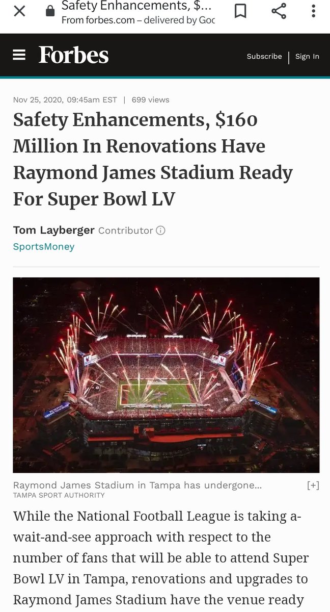 And to be an ATM for th Glazers. Those aren't empty words...The Glazers also own the Tampa Bay Buccaneers on whose stadium (Raymond James Stadium) they've splashed $160 Mn recently for upgrades while they've hardly spent anything on Old Trafford despite a crying need for upgrades