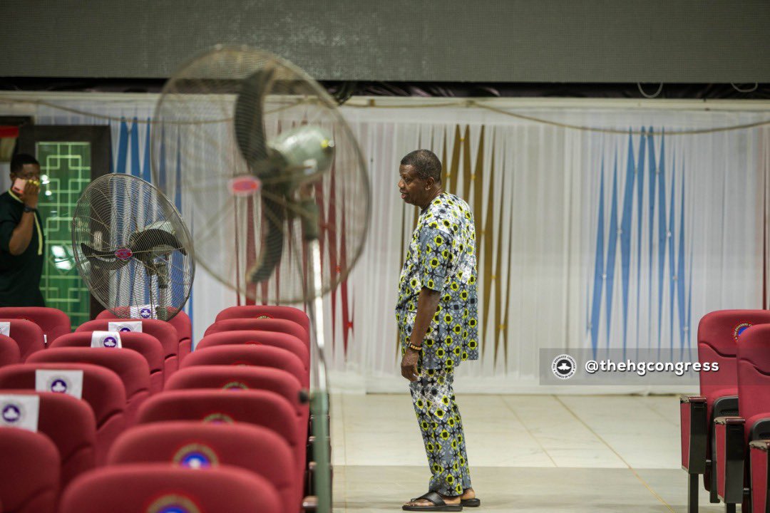 PastorEAAdeboye's tweet image. I have personally gone round to see that everything is set for you to have a wonderful time in the presence of God. Come expectant, God bless you !
@thehgcongress