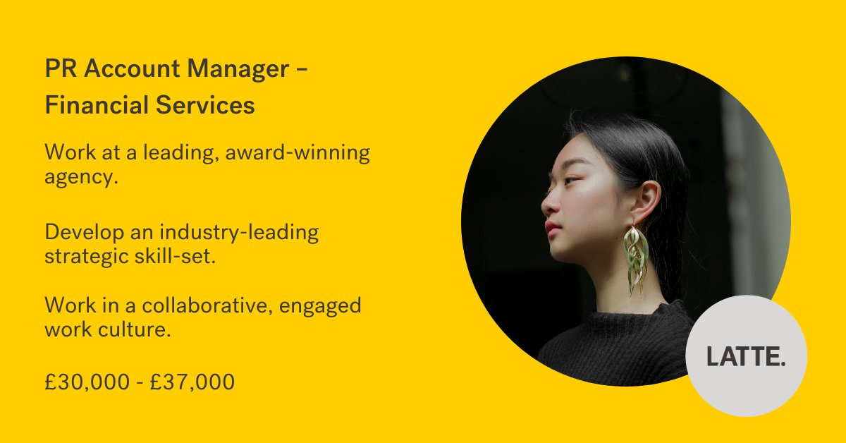 Join one of the UK’s fastest-growing corporate reputation agencies. Tackle briefs with a team of specialists and progress your career. #PRJobs #LondonJobs
buff.ly/2IdZ1fS