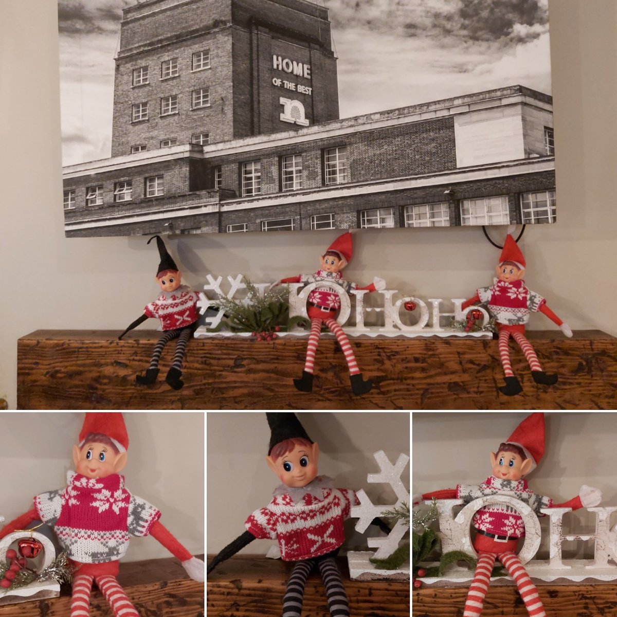 TRHALJ's tweet photo. Today is #ChristmasJumperDay supporting @savechildrenuk and our cheeky elves are wearing theirs!
Send us a photo of you wearing yours, best one wins a pint on us (IOU for now!)
#JhomasandTack #Dimtheelf #elfadventures #charitysupport #loveyourlocal #closedbutstillmakingyousmile https://t.co/pfFY9Nhq0f