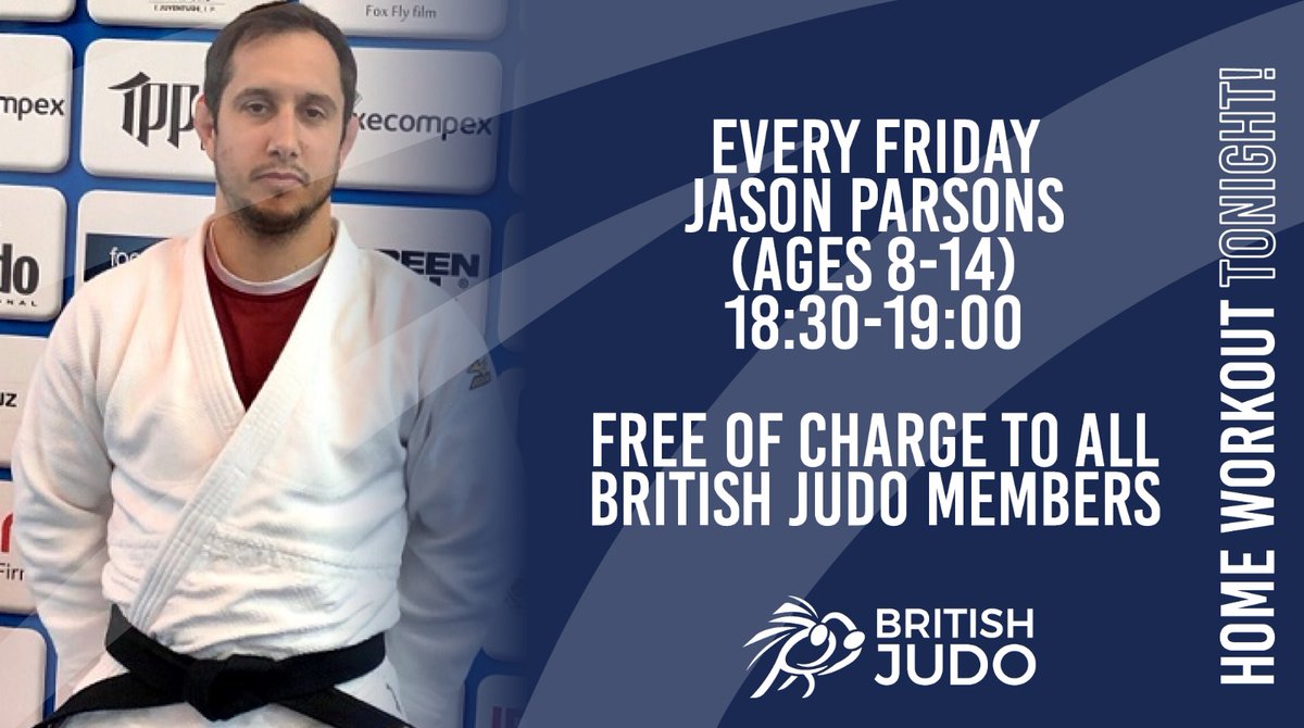 BritishJudo's tweet image. 𝗔𝗿𝗲 𝘆𝗼𝘂 𝗷𝗼𝗶𝗻𝗶𝗻𝗴 𝗝𝗮𝘀𝗼𝗻 𝗣𝗮𝗿𝘀𝗼𝗻𝘀 𝗼𝗻 𝘁𝗼𝗻𝗶𝗴𝗵𝘁&apos;𝘀 𝗵𝗼𝗺𝗲 𝘄𝗼𝗿𝗸𝗼𝘂𝘁?

Sign up now, 𝗳𝗿𝗲𝗲 𝗼𝗳 𝗰𝗵𝗮𝗿𝗴𝗲, and check out what other online sessions we have coming up over the next few weeks 👇

britishjudo.org.uk/stayinworkout-…

#StayInWorkOut