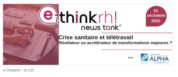 GroupeAlpha's tweet photo. #Agenda
#RDV le 15/12 #eThinkRH @NewsTankRH & @exclusiverh
"Crise sanitaire et télétravail, Révélateur ou accélérateur de transformations majeures"
@SAUVATESTELLE introduira l'événement & Pierre Ferracci, PDG @GroupeAlpha, le conclura
Pour vous inscrire https://t.co/VdQWUARnpJ https://t.co/w9EkX0Ze3D