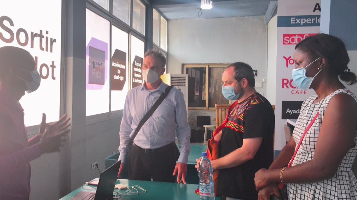 ActivSpaces's tweet image. Décidément vendredi c’est jour de visite à Activspaces. Ce matin nous avons reçu Monsieur Arnim Fischer Directeur du programme #PRADEC GIZ.