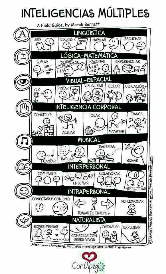 virginiog's tweet photo. Forma gráfica de presentar las Inteligencias Multiples de Howard Hardner https://t.co/oxKMZCqDAm
