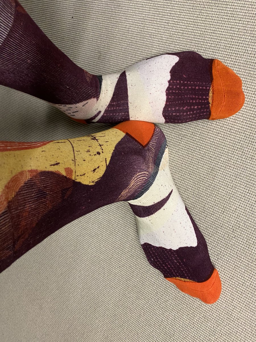 PeterRaganitsch's tweet photo. Thanks for this nice gift @oracle   I’m feeling very redwood themed today. 
Reminds me of #RockYourSocks challenge at #Kscope16 :-) https://t.co/Ils91h1vdU