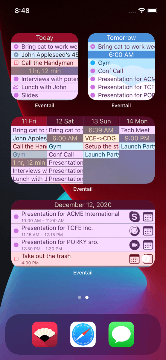 eventailapp's tweet photo. Eventail 2020.2 is out. It took a while, but finally the app is iOS14 native. https://t.co/s4ZvHIJevn