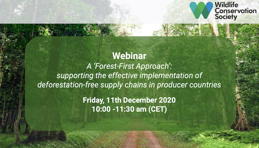WCSBrussels's tweet photo. 🔴LIVE NOW:
Webinar on "A ‘Forest-First Approach’: supporting the effective implementation of deforestation-free supply chains in producer countries".
Join us: https://t.co/dHoIJRFyco
#ForestFirst @TheWCS @WCSNewsroom
🌳🌍 https://t.co/MOZ1h1wdrj