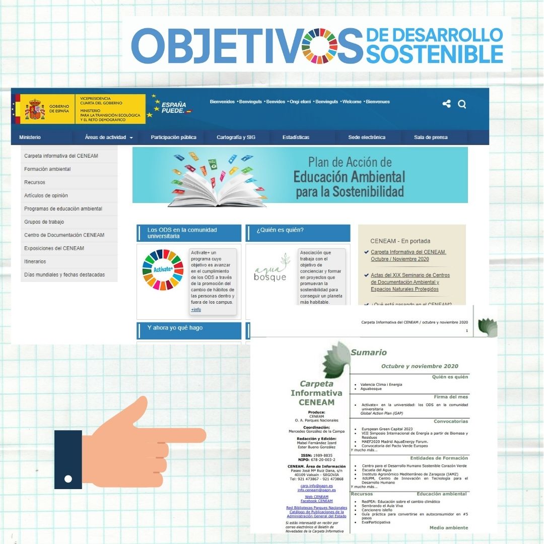 Activate_ODS's tweet photo. ✏️ La Carpeta Informativa del #CENEAM publica un artículo sobre el proyecto #ActívateMás #ReactívateMás en #Universidades
👉 https://t.co/uVT8HJEwGA
@FMontemadrid @plan_accion @berraktibatu
#ConvocatoriaMADS #ProgramaGAP #GlobalActionPlan #ODS #SDGs #GlobalGoals #Agenda2030 https://t.co/TL6zmTIIWl