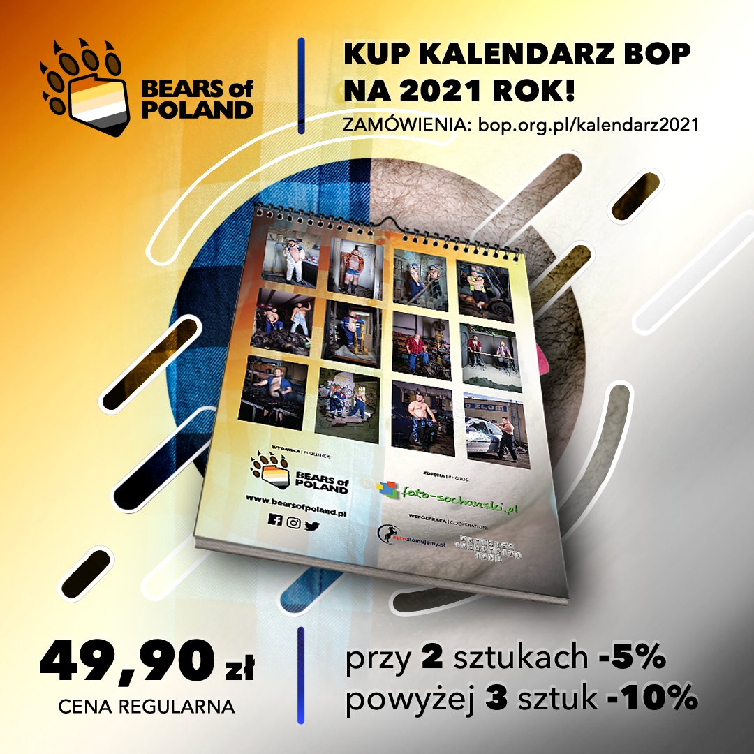 bearsofpoland's tweet photo. Szukacie prezentów na święta? 🎅 🎄 
Polecamy nasz miśkowy kalendarz na 2021 rok 🐻🧔 ⤵
🛒 https://t.co/tcqUxfwN7M https://t.co/WSD72WJPB0