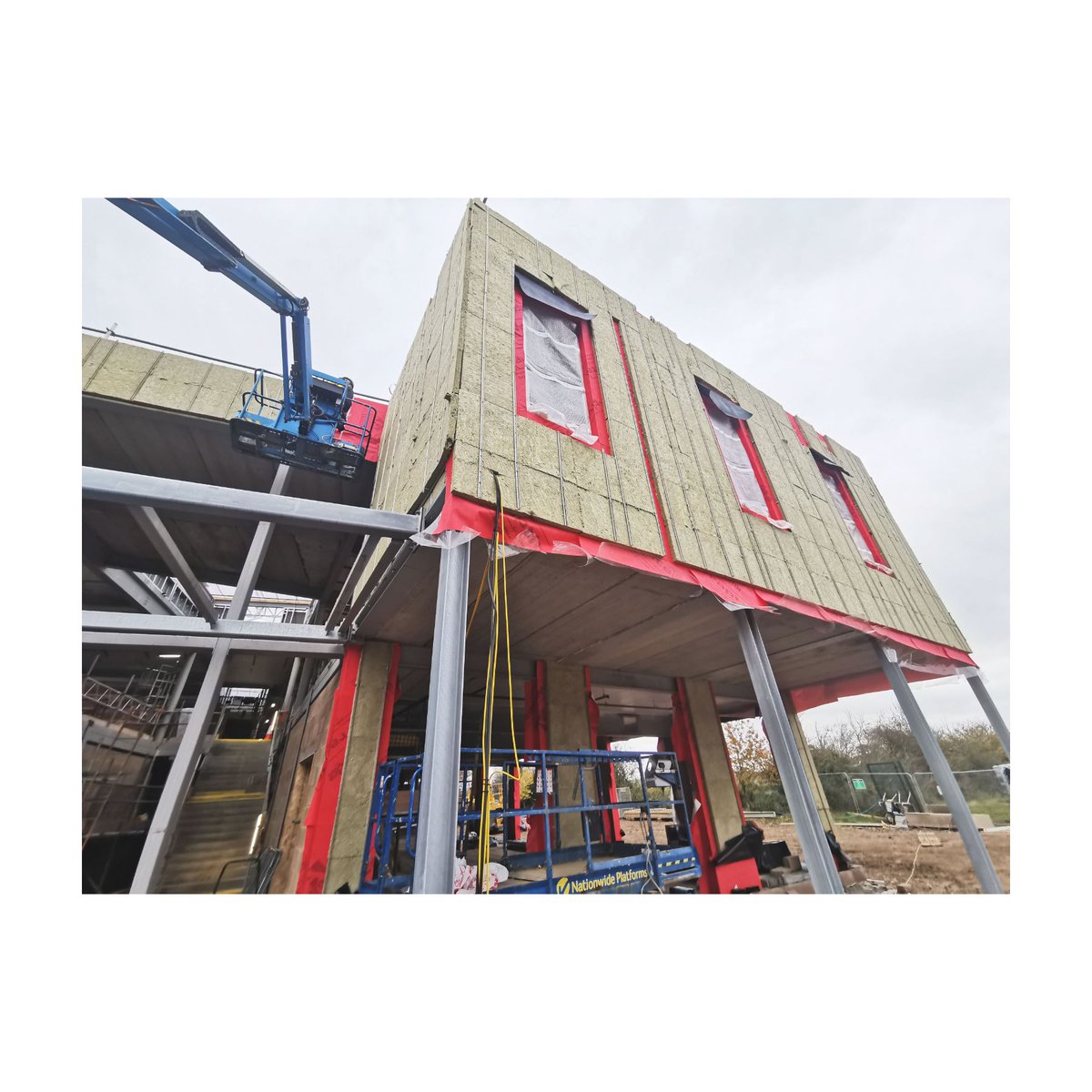 On site at our project for Melksham Oak School, Wiltshire. #FootprintArchitects