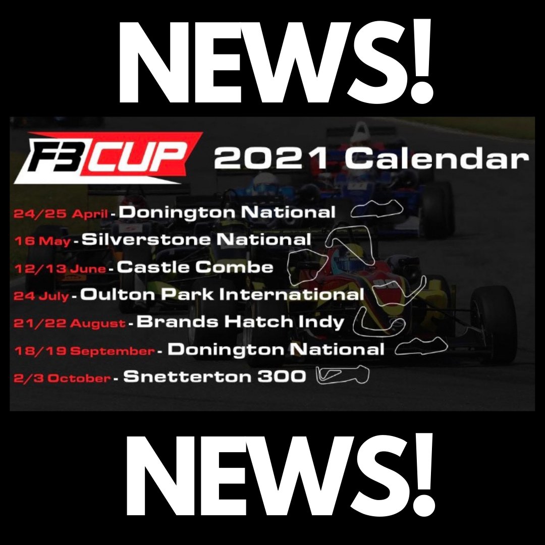 UWRacing's tweet image. NEWS! NEWS!
••••••••••••••••••••••••••••••••••
The provisional 2021 @f3cup Race calendar dates are out!! 
••••••••••••••••••••••••••••••••••
UWR are missing the grid!! Bring 2021 on!! 😁#racingwolves
