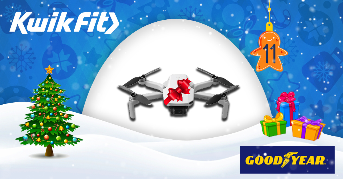 Kwik_Fit's tweet image. 🎁Win a DJI Mavic Mini Drone in day 11 of #Kwikmas courtesy of @goodyear_uk 🎁

To enter, simply RT this post, comment what shots you’d love to capture with this mini drone &amp;amp; follow us @kwik_fit! 

#adventcalendar #competition #giveaway #xmas #fridayfeeling