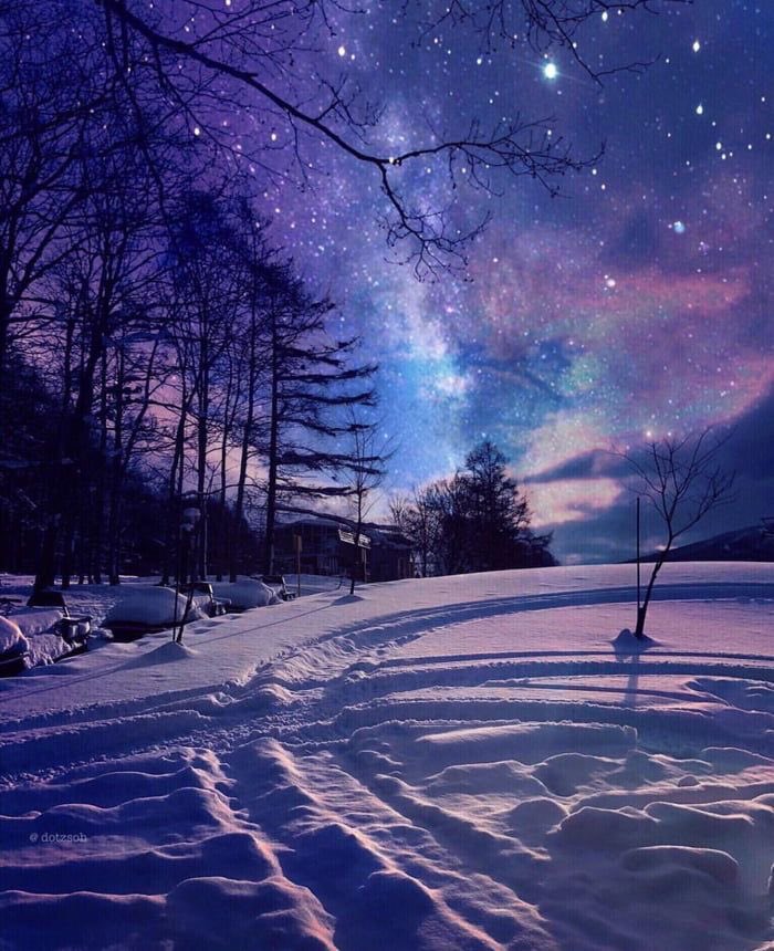 Reflection of universe 🌌❄️