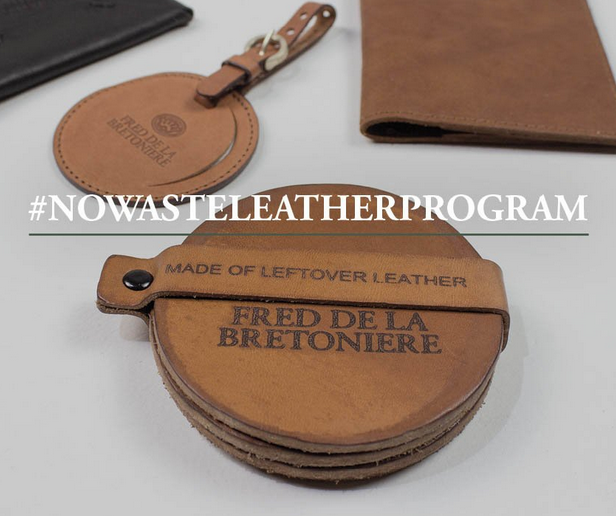 Sustainability meets the fashion of vegetable-tanned leather in the Dutch project #nowasteleatherprogram by Fred de la Bretoniere. The project involves the reuse of leather waste  to produce accessories. 
#tannins #creativity #sustainable
ow.ly/XbK150CGBds