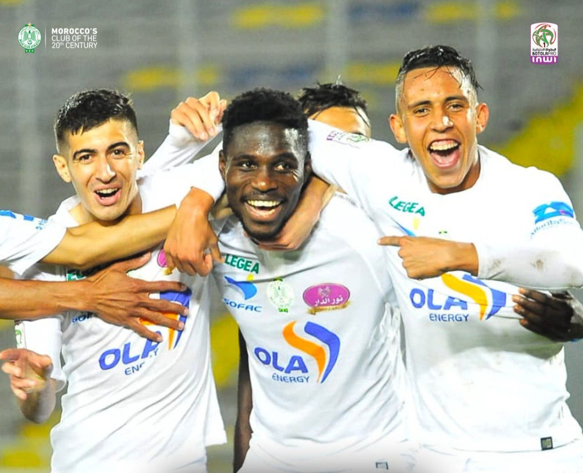 leopard_LSA's tweet photo. #botolaleague Maroc 2ème Journée 

Ben Malango ouvre son compteur but cette saison au championnat et participe à la première victoire de son club...

Sans Fabrice Ngoma blessé, le Raja Casablanca s'est imposé sur un score de (3-2) face à Rapid club d'Oued-Zem. https://t.co/gWHcVu3pCv