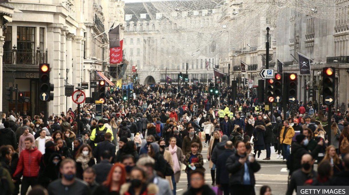 Scotland's National Clinical Director Jason Leitch said he would not like to see the crowded scenes from London's Regent Street last weekend.He added: "It filled me with absolute dread for London's numbers and their numbers today are up, it's as simple as that,"