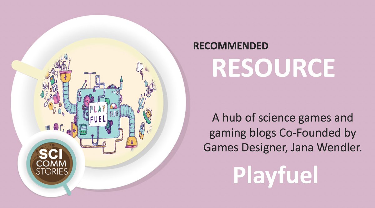 Happy Friday everyone! For today's resource of the week, we bring you Playfuel, a hub of science games and gaming blogs courtesy of <a href="/janawendler/">Jana Wendler</a> 

If gaming is your thing, give this site a read and get networking!

Click here for more: playfuel.co.uk/about

#scicomm