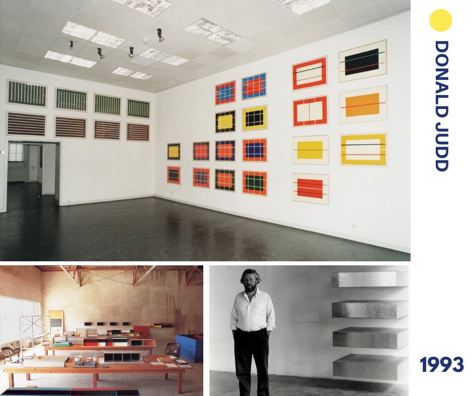 SikkensPrize's tweet photo. ● Sikkens Prize 1993⁣
⁣⁣⁣
In 1993 artist Donald Judd received the Sikkens Prize for a brilliant oeuvre and its characteristic moral clarity and determination, from the overall form to the smallest details of construction and colouration.

𝘔𝘰𝘳𝘦 👉 https://t.co/pT2bt9In8s https://t.co/oNSorqq4uL