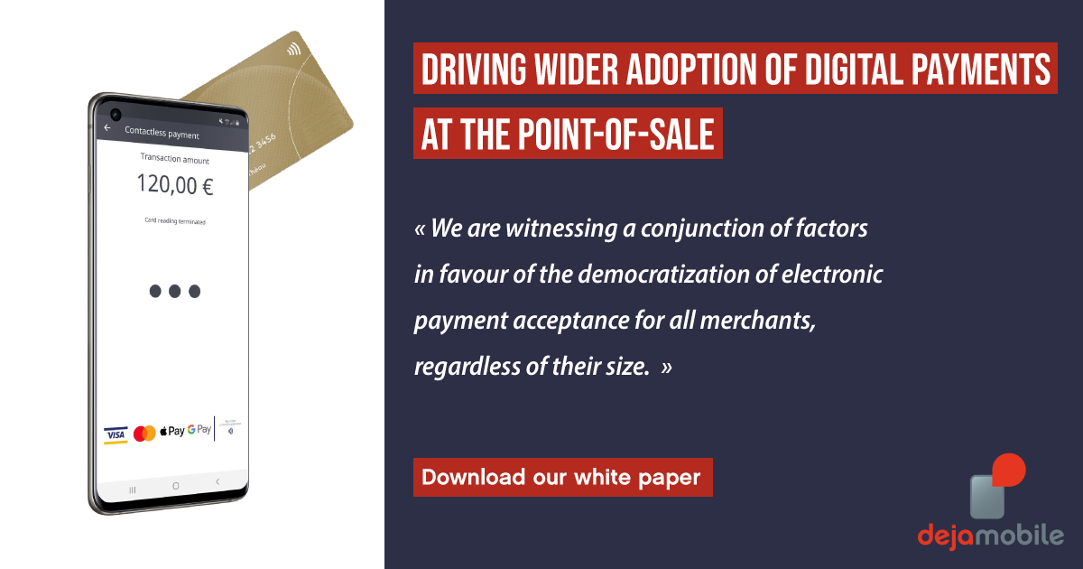 How to facilitate #ContactlessPayments Acceptance for all merchants thanks to #SoftwarePOS technology? 📱💳
Download our white paper to learn more about the next payment innovations at the #POS and new checkout experiences. 🛒

➡️ bit.ly/2LguW0b