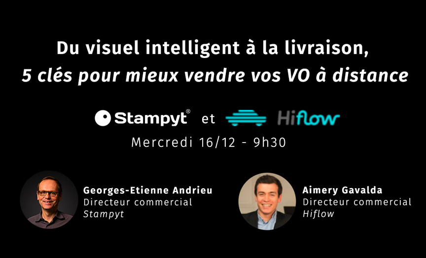 [🗓 WEBINAR : 5 clés pour mieux vendre vos VO à distance]

Inscrivez-vous au webinar "Du visuel intelligent à la livraison, 5 clés pour mieux vendre vos VO à distance" avec @Hiflow.

Inscription juste ici 👇
showtime.zoho.com/join#/10021756…

#automobile #webinars