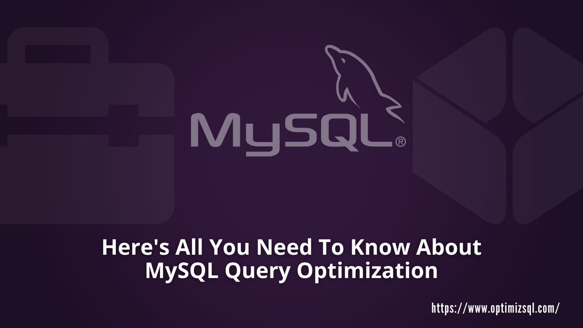 FrankCapraSQL's tweet image. The world becomes more dependent on technology every day. Technology, which was once considered taboo, is getting embraced by everyone with open arms.
Start Optimizing, For FREE
bit.ly/3mgHkdH
#SQLServer #DBA #Performance #Tuning #Optimization