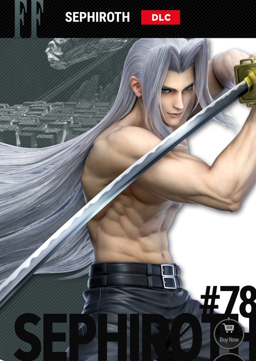 Refocus77's tweet image. Sora? NAH BRO GET HIM OUT OF HERE. IT'S SEPHIROTH BABY.😎