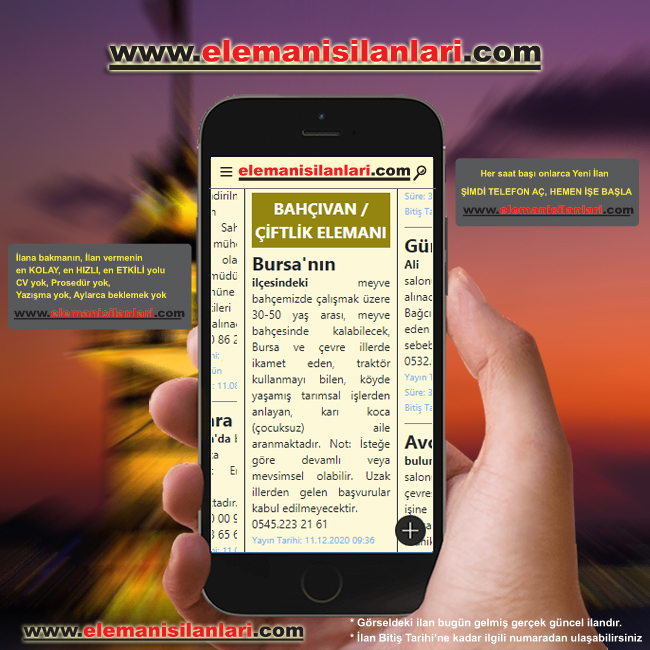 elemanisilanlari.com Bugün gelen ilanlarımızdan örnekler Bizi takip edin
#eleman #seriilanlar #elemanarayanlar #isarayanlar #işilanları #kariyer #sahibindencom #elemanilanları #işarıyorum #indeed #işkur Arabistan #ThinkPadX1Fold Şampiyonlar Ligi'ne CAATSA #ProtestoEdiyorum