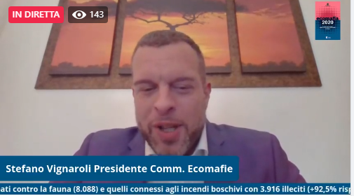 🔴 LIVE - Rapporto #Ecomafia 

<a href="/SVignaroli/">stefano vignaroli</a> "Reati che sfuggivano alle maglie della giustizia, ora intercettati con Legge 68. Ora auspichiamo aumento dei controlli. Il nostro sistema dei rifiuti ha tenuto durante l'emergenza #COVID19"

Qui➡️facebook.com/legambiente.on…