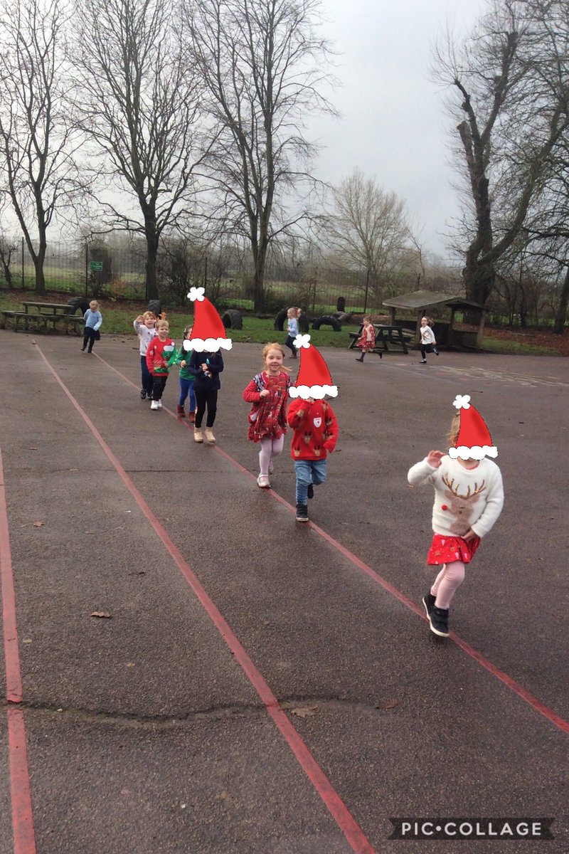 TickfordPark's tweet photo. Foundation Stage took part in both Save the Childrenโs Christmas jumper day 2020 and a Santa Dash around our school mile track today. ๐
๐ผ #TP4PSHE #TP4PE #santasmiles @YourSchoolGames #christmasjumperday https://t.co/Z9PSRhiRDv