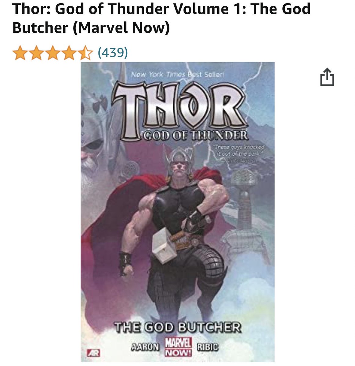 So, you saw  #DisneyInvestorDay yesterday and are excited. Suggestion: go read the comics that inspired a lot of those news! This thread will help you. All available on Amazon, but help your LCS if you can. First:  #Thor by  @jasonaaron and  #EsadRibic, featuring Gorr  @UpToTASK