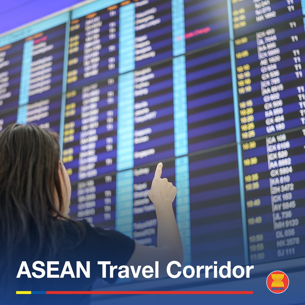 ASEAN's tweet photo. At #ASEANSummit37, ASEAN Leaders decided to take steps towards the establishment of ASEAN Travel Corridor arrangement framework to facilitate essential business travels among ASEAN countries.
Do you look forward to #ASEAN Travel Corridor? Reply below!
🔎https://t.co/gyaQjwLR1a https://t.co/F6z1SWvDFV