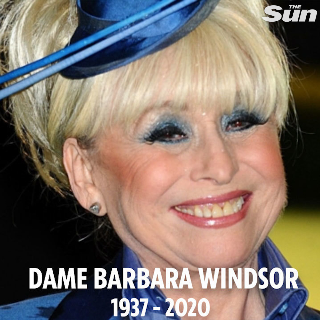 Brit icon Barbara Windsor has sadly passed away after a brave dementia battle
